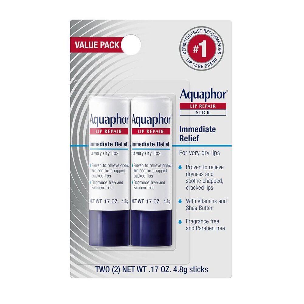 Dermatologist Recommended Lip Repair Stick - 2 Pack for Sensitive Lips